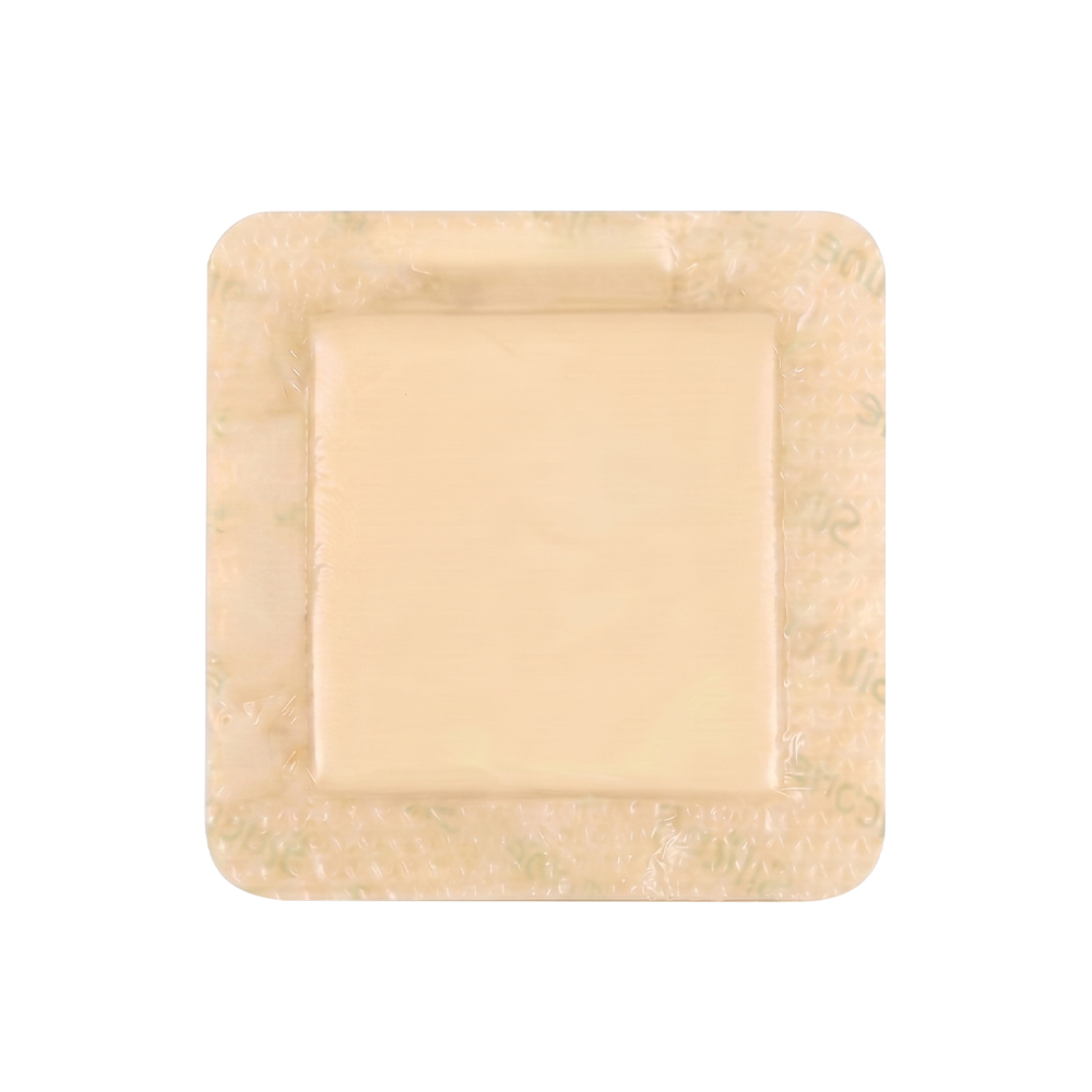 17,5x17,5cm Silikonkantad skumförband