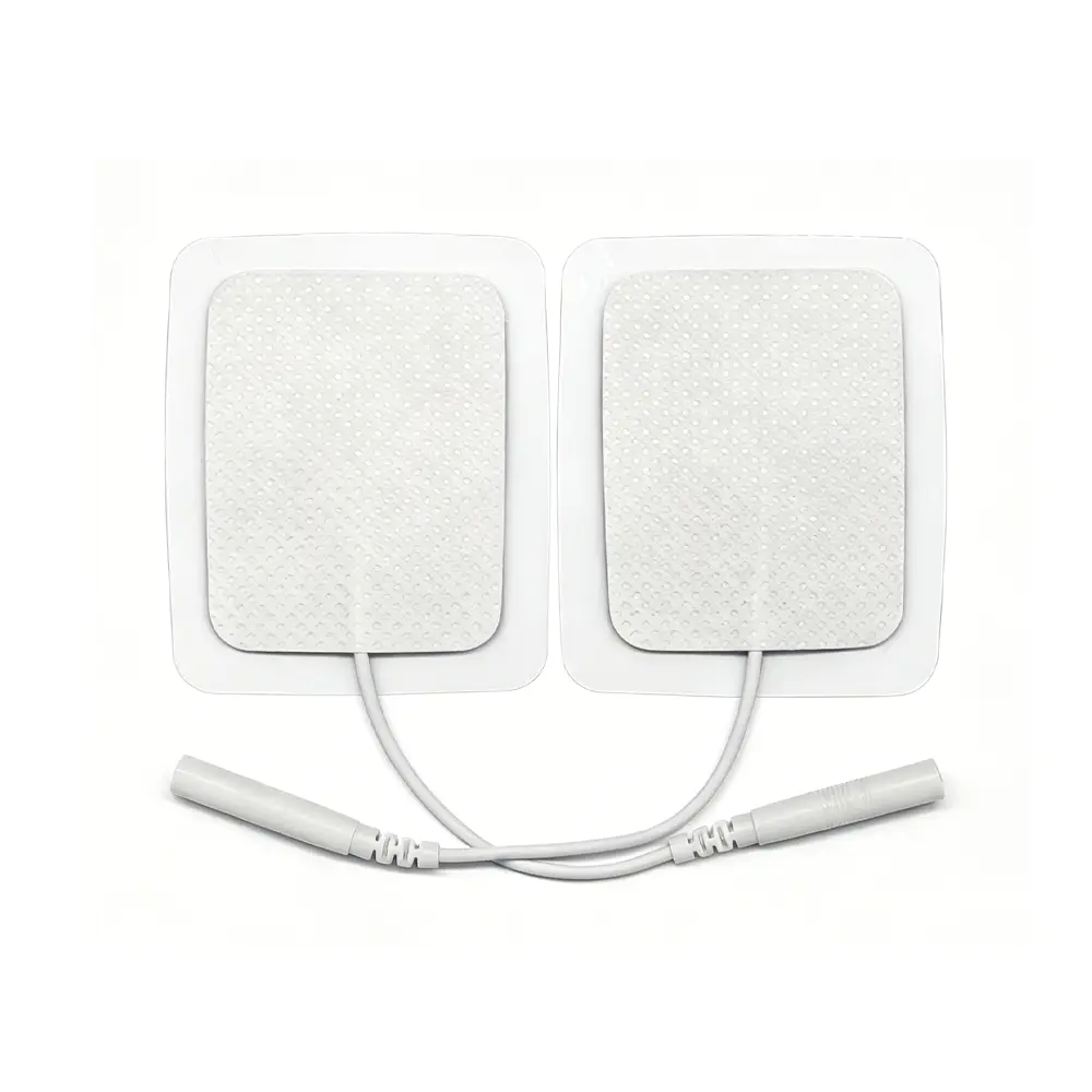 Självhäftande TENS/EMS elektrodkuddar (2,0 mm stiftkontakt)