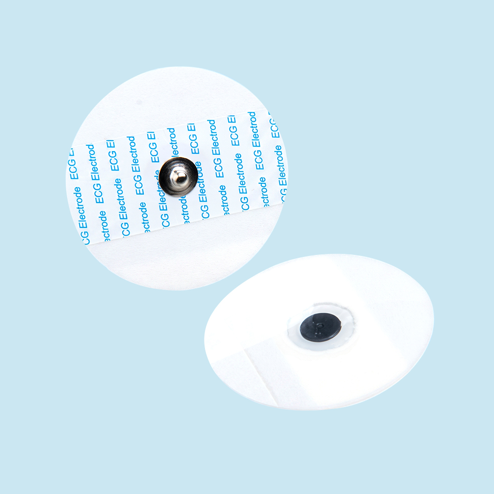 Φ50mm engångsrunda skum Snap-EKG-elektroder EKG-monitorkuddar