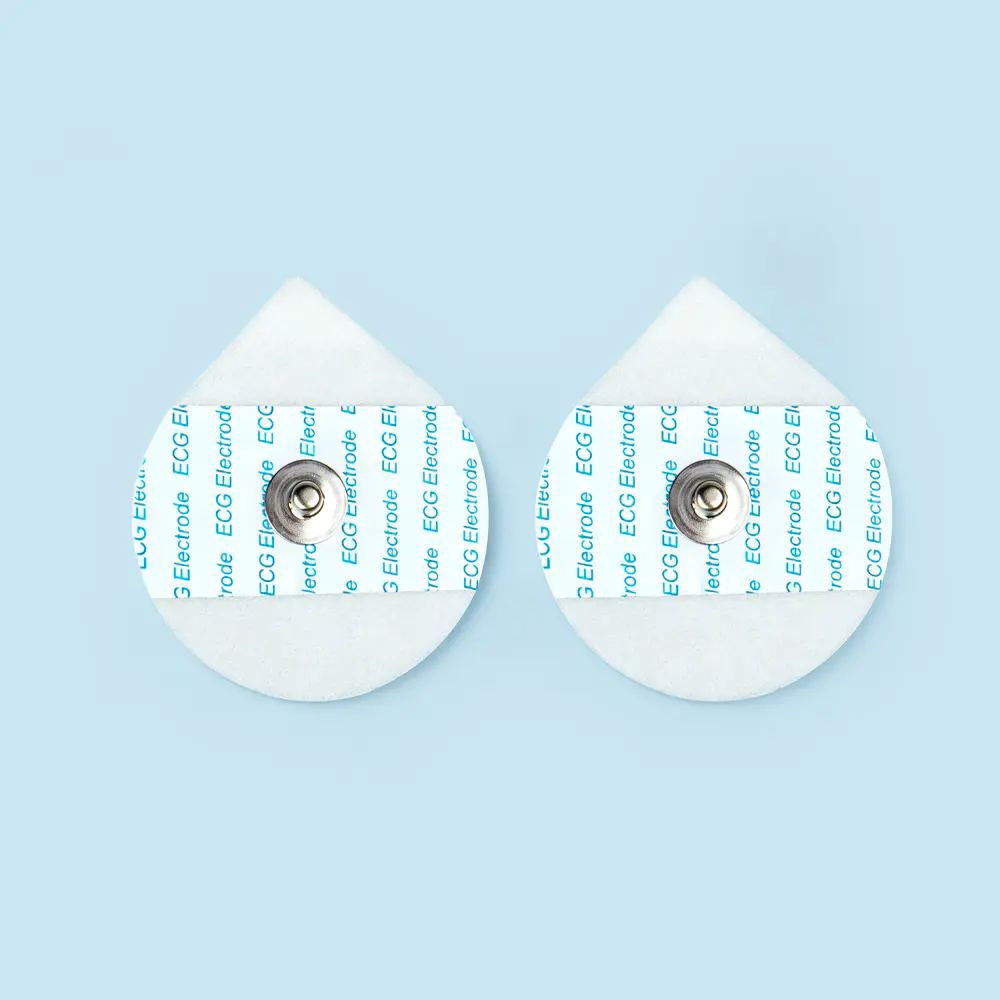 43*50 mm droppformade engångsskum EKG-elektroder