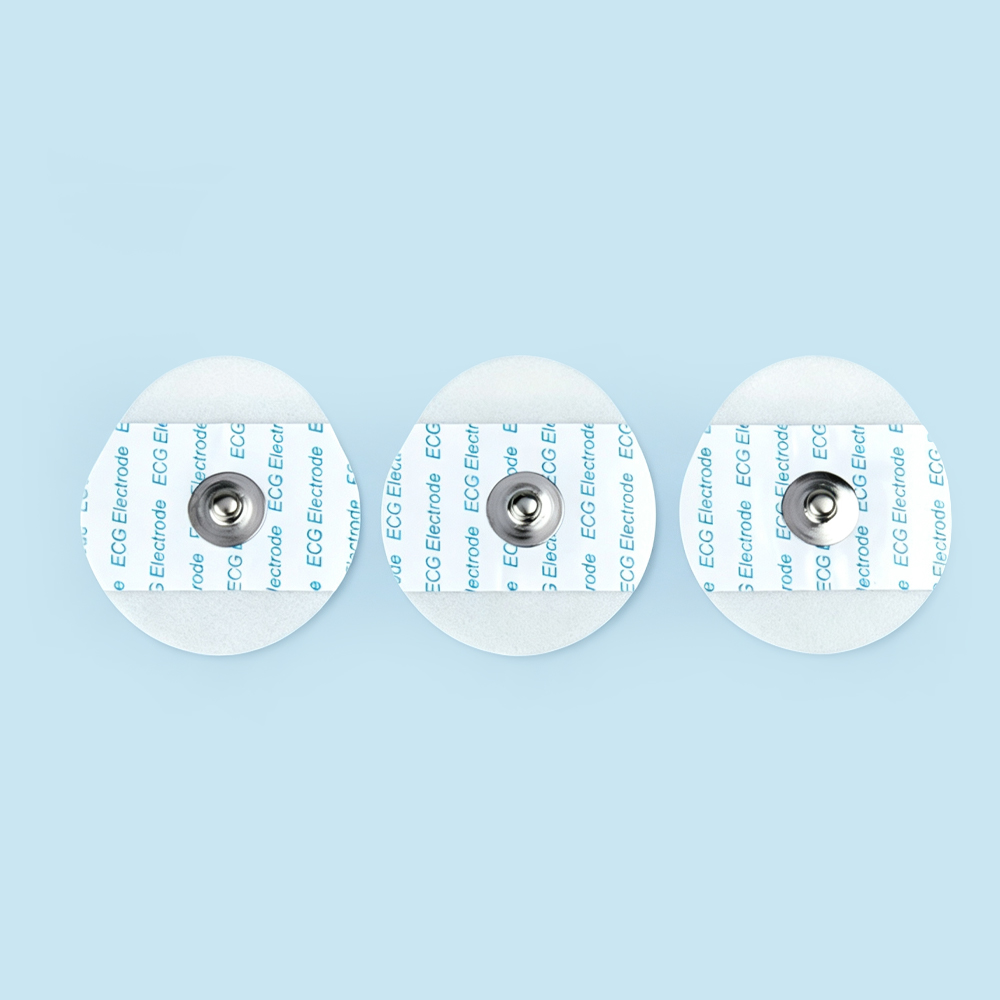 36*40mm Disponibel Teardrop Foam EKG-elektroder