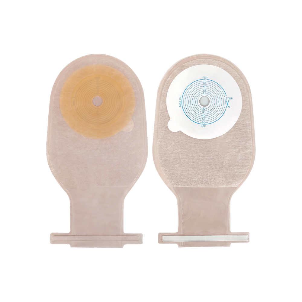One-Piece enkelsidig non-woven yttre lager Twist-tie Seal stomipåse